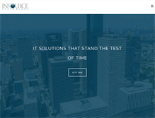 Tablet Screenshot of insource.com